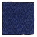 Men's Tweed Blue Tie Hankie Set Classic British Heritage Wool Herringbone
