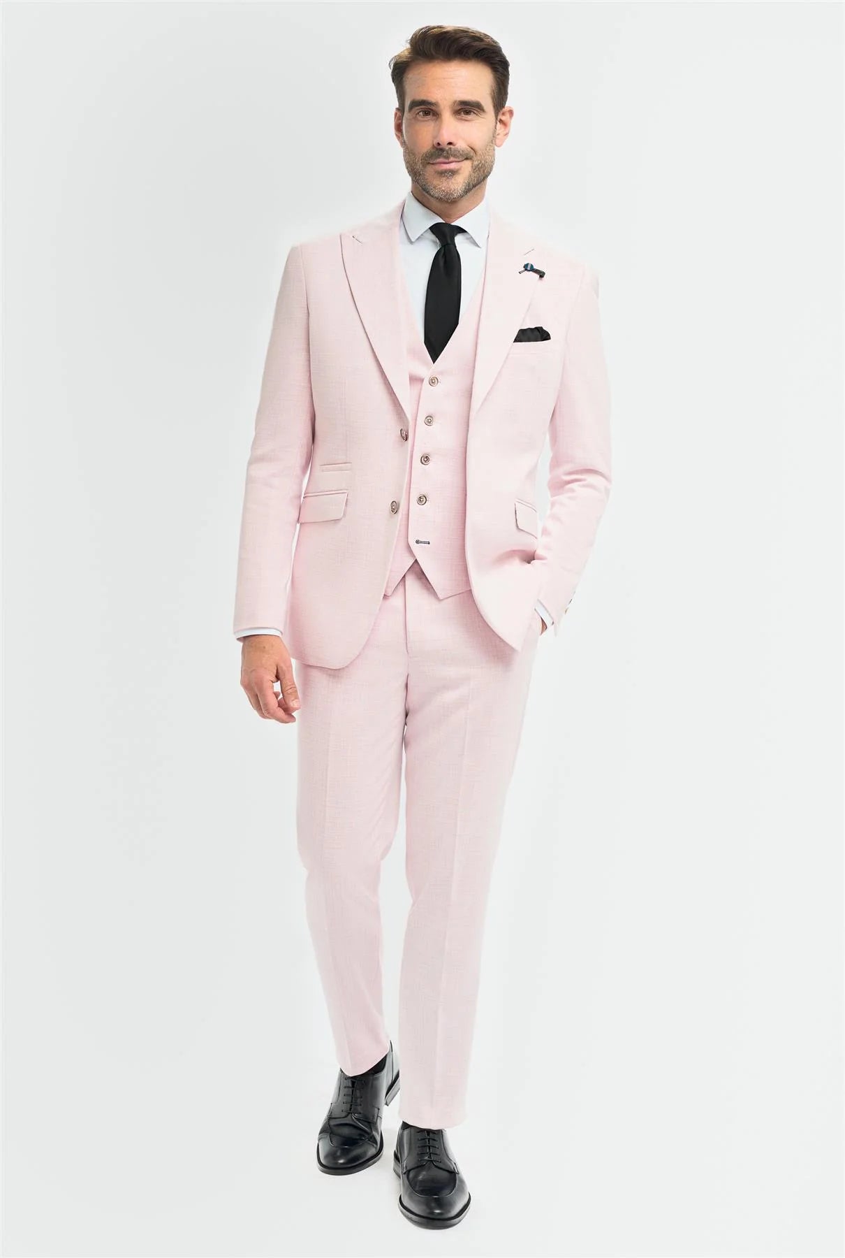 Tropez – Rosa Herrenblazer in taillierter Passform