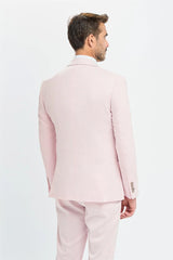 Tropez – Rosa Herrenblazer in taillierter Passform