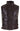 Mens Real Leather Waistcoat Gilet Quilted Puffer Design Warm Zip Casual Brown
