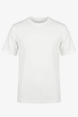 Klassisches weißes Rippstrick-T-Shirt für Herren