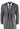 Mens Grey Blue Check 3 Piece Suit