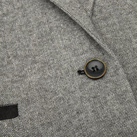 wsn03 - Grauer Tweed-Blazer für Damen, Elow Patch Peaky 1920er Jahre